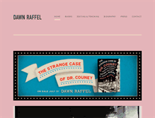 Tablet Screenshot of dawnraffel.com